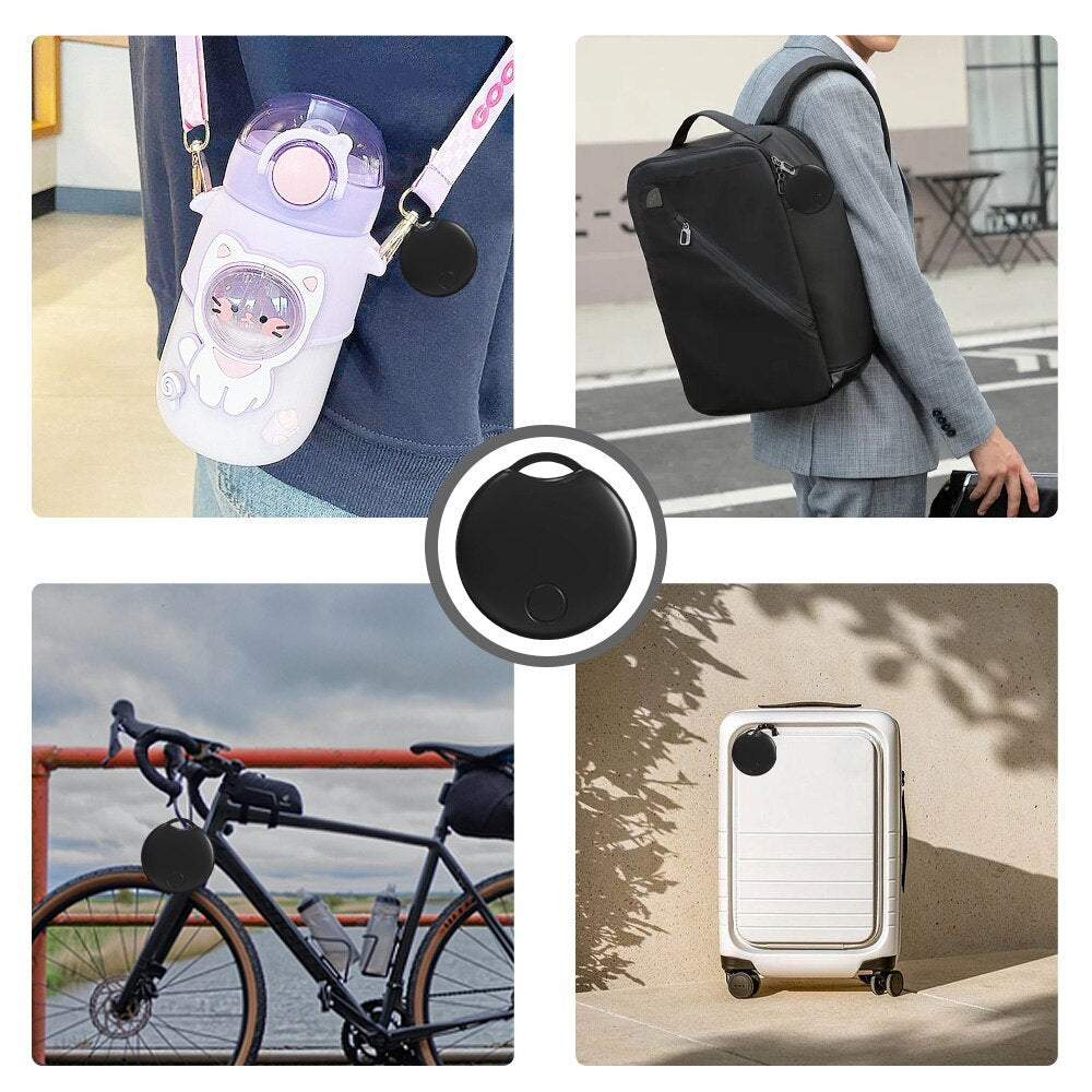 Bluetooth GPS Tracker For Air Tag Replacement Via  Find My To Locate Bag Bottle Card Wallet Bike Keys Finder MFI Smart ITag