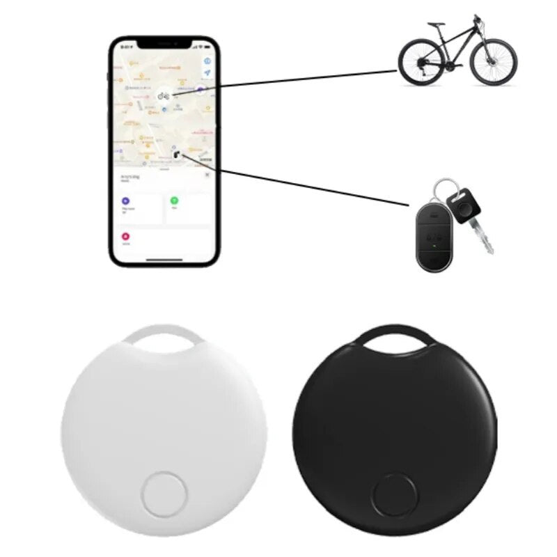 Bluetooth GPS Tracker For Air Tag Replacement Via  Find My To Locate Bag Bottle Card Wallet Bike Keys Finder MFI Smart ITag