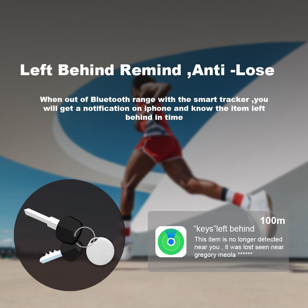 Bluetooth GPS Tracker For Air Tag Replacement Via  Find My To Locate Bag Bottle Card Wallet Bike Keys Finder MFI Smart ITag