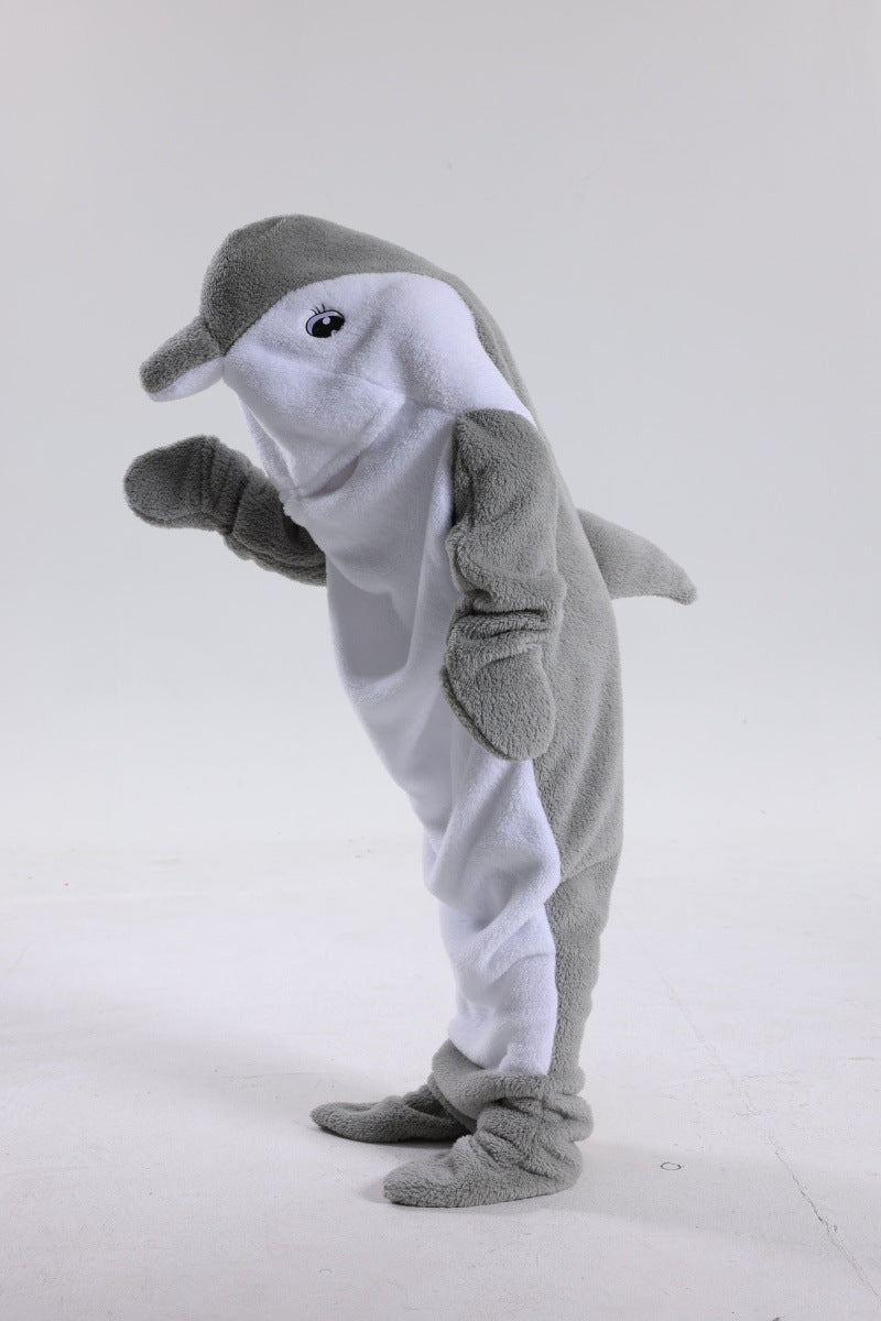 Dolphin Shark Blanket Soft Hooded Sleeping Bag